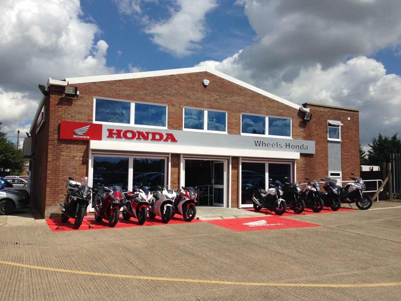 Motorcycle Showroom, Peterbrough- Greg Saberton Design